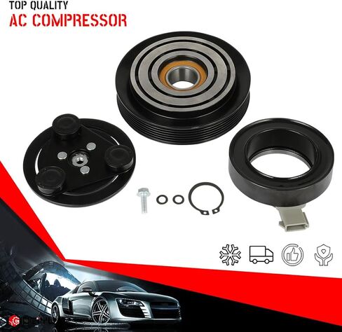 CCIYU تكييف وضاغط للهواء مخلب لفورد برونكو 4.9L 1990 1991-1992 التيار المتناوب مخلب ل 1521162 للسيارة in Saudi Arabia