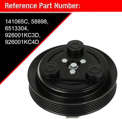 CCIYU تكييف وضاغط للهواء مخلب لفورد برونكو 4.9L 1990 1991-1992 التيار المتناوب مخلب ل 1521162 للسيارة in Saudi Arabia