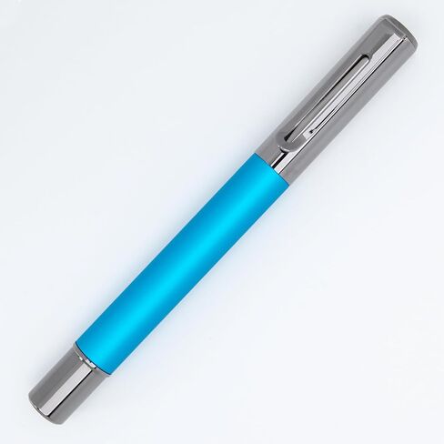 قلم حبر Monteverde USA Ritma باللون الفيروزي – سن متوسط ​​– زجاجة حبر ومحول وخراطيش مجانية – JoWo Nib – قلم حبر هدية مصمم in Kuwait