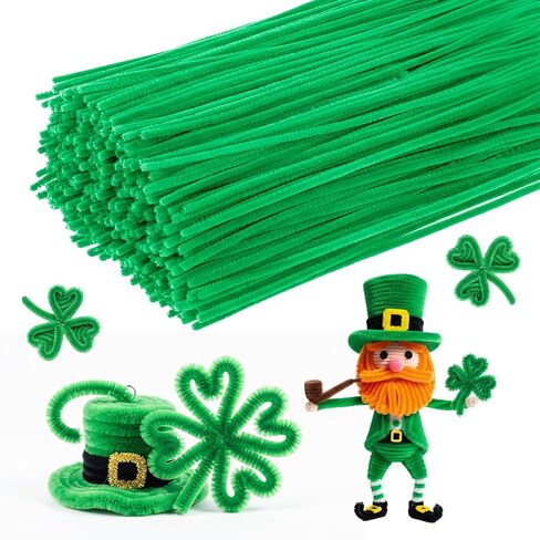 Caydo 200 Pieces Black Pipe Cleaners Craft Chenille Stems Bulk for Kids DIY Art Creative Crafts and Decoration (12 Inch x 6 mm) in Saudi Arabia