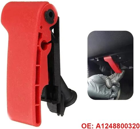 مقبض إصدار غطاء محرك السيارة متوافق مع بنز لـ W124 W202 W203 1248800320 غطاء محرك السيارة غطاء محرك السيارة مقبض تحرير أجزاء استبدال فتاحة السحب in Saudi Arabia