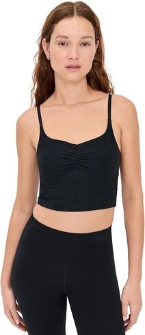 Beyond Yoga Women's Spacedye Raise The Barre Shirred Cropped Tank in Saudi Arabia