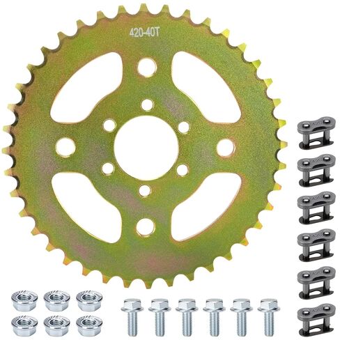 40T Rear Chain Sprocket # 40 41 420 for Coleman CT100U CC100X Mega Moto MMB80 105 Baja Doodle Bug DB30 Motovox MBX10 Mini Bike in Saudi Arabia