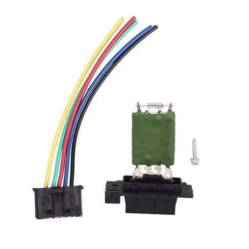 Compatible with Fiat for Doblo-II 2010-2014 for Qubo 2008-2014 Heater Motor Blower Fan Resistor with Wiring Repair Plug Harness Heater Blower Motor Resistor in Kuwait