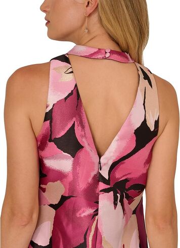 Adrianna Papell A-LINE Jacquard Short Dress Pink Multi in Saudi Arabia