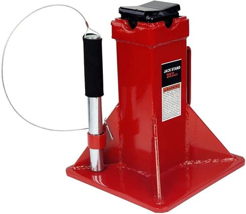 Stark USA 22-Ton Automotive Jack Stands for Garages, Repair Shops, and DIY, Pin Style, V-Shaped Saddle, 44,000 LBS Adjustable Height, 4-Pieces Set in Saudi Arabia