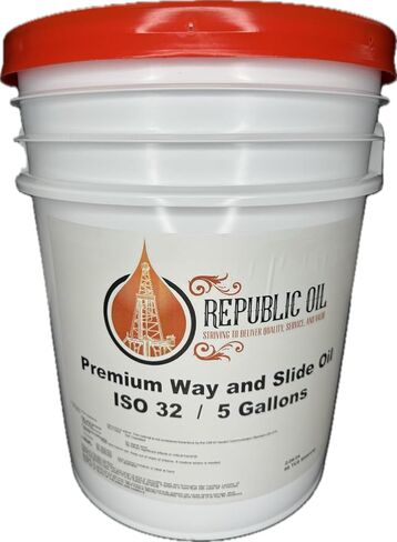 Generic Republic Oil ISO 32 Premium Way Oil 5 Gallons | Vatra 1 Replacement | Way and Slide Oil | Machine Tools | lathes | planers | Shapers | Drilling Machines | Milling Machines | Screw Machines in Saudi Arabia