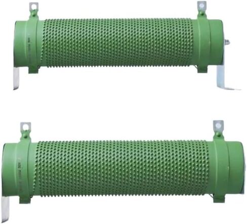 RXHG 300W/400W/500W 40/50 * 267/300mm 0.1/1/5/8/10/50/100/500 أوم أنبوب سيراميك ثابت مقاومة متغيرة سلك الفرامل مقاوم مموج للجروح (قطعة واحدة 300 وات، 40 أوم) in Saudi Arabia