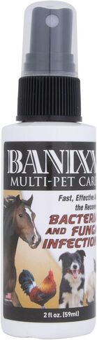 BANIXX Dog/Cat Ear Infection, Hot Spot & Ringworm Treatment, Itchy Skin Relief & Ear Cleaner-2oz in Kuwait