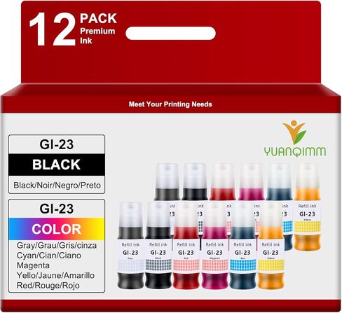 مجموعة زجاجات إعادة تعبئة الحبر 552 عبوة بديلة لحبر إعادة تعبئة 552 T552 (ليس حبر التسامي) للطابعة ET-8500 ET-8550 (6 عبوات، 1 أسود، 1 صورة سوداء، 1 سماوي، 1 أرجواني، 1 أصفر، 1 رمادي) in Kuwait