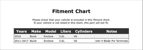 مرحل قابض تكييف الهواء متوافق مع Buick Enclave 3.6L V6 2017 2016 2015 2014 2013 2012 2011 P-4894852 in Kuwait
