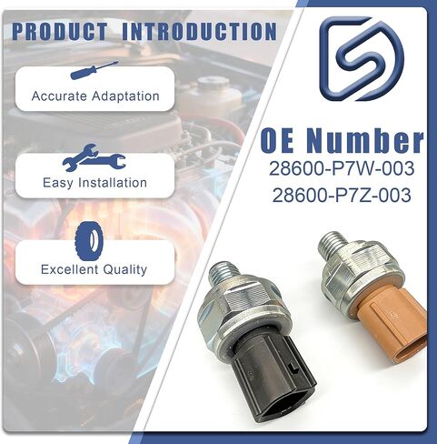 2Pcs Engine/Transmission Oil Pressure Sensor Switch 2ND-3RD 28600-P7W-003/28600-P7Z-003 Compatible with Honda Accord Odyssey Pilot/Acura TL CL MDX RSX TSX,Replaces 28600-RAY-003/28610-RAY-003 in Saudi Arabia