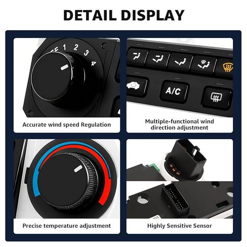 وحدة التحكم في المناخ لسخان مكيف الهواء، استبدال # 599-268، 79600-S84-A01ZA، متوافق مع 1998-2000 Honda Accord 1998-2004 Honda Odyssey in Kuwait