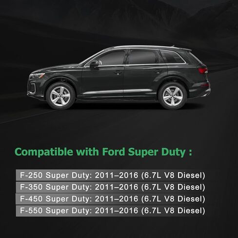 667-300 أنبوب المبرد الجانبي البارد مناسب لـ Ford F250 F350 F450 F550 Super Duty 6.7L V8 Diesel 2011-2016 مجموعة خرطوم المبرد الداخلي استبدال 667300 BC3Z6F073A BC3Z6F073B BC3Z6F073C BC3Z6F073D in Kuwait