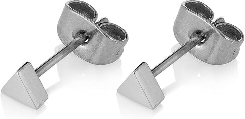Tini Lux | Hypoallergenic Earrings | Titanium Priya Heart Studs | Gold | Titanium Stud Earrings for Women | Earrings Studs, Sensitive Ears, Trendy Womens Earring Set in Saudi Arabia
