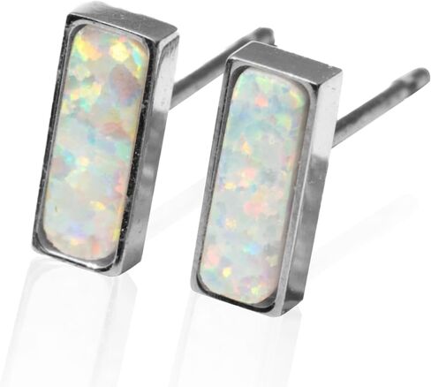 Tini Lux | Hypoallergenic Earrings | Titanium Priya Heart Studs | Gold | Titanium Stud Earrings for Women | Earrings Studs, Sensitive Ears, Trendy Womens Earring Set in Saudi Arabia