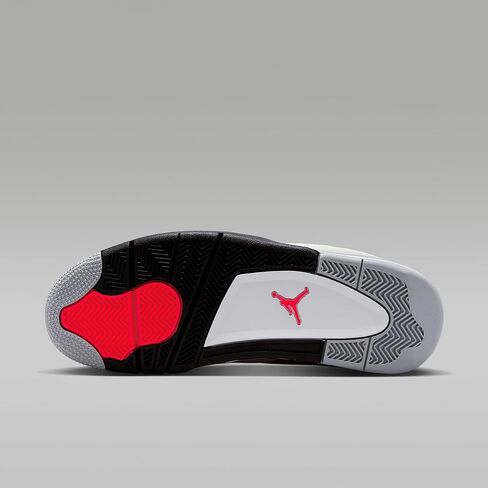 Air Jordan 4 RM Men's Shoes (White/Infrared 23/Light Smoke Grey/Black) in Saudi Arabia
