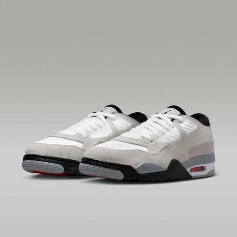 Air Jordan 4 RM Men's Shoes (White/Infrared 23/Light Smoke Grey/Black) in Saudi Arabia