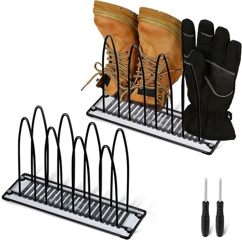 Enhon 1 Pack Metal Shoe Drying Rack, Boot, and Glove Dryer Rack for Shoes Inside Drying (Vent Cover Not Included) in Saudi Arabia