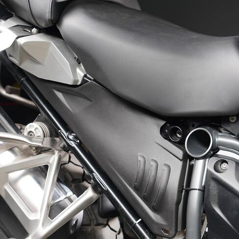 NICECNC Rear Frame Side Panel Guards Covers Compatible with BMW R1250GS 2018-2023 2019 2020 2021 2022, R1200GS 2013-2018, Side Frame Panel Set Protector, Black in Saudi Arabia