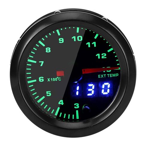 KIMISS Universal Digital LED Temperature Meter for Car 12V, 2in Bright Display in Saudi Arabia
