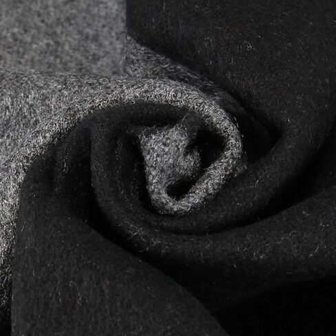 وشاح رجالي - وشاح شتوي دافئ طويل ناعم منقوش بشراشيب للرجال، مزيج أكريليك خفيف الوزن، أوشحة عصرية كلاسيكية للخريف والطقس البارد، إكسسوار هدية أنيق للرجال in Kuwait