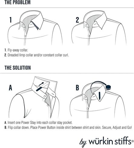 مجموعة السفر ذات الياقة المغناطيسية المتنوعة من Würkin Stiffs | حافظة محفظة جلدية سوداء | مجموعة مشبك شريط التعادل النحيف | مجموعة من 3 مشابك ربطة عنق مصقولة مقاس 1.65 بوصة | كما رأينا في Shark Tank in Kuwait