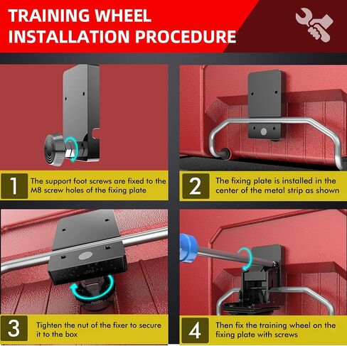 مجموعة عجلات أمامية معدنية مطورة تناسب ميلووكي 48-22-8427/8426 صندوق أدوات التدحرج - ملحقات لصندوق أدوات التغليف، تصميم قابل للطي لسهولة التخزين والشحن in Kuwait