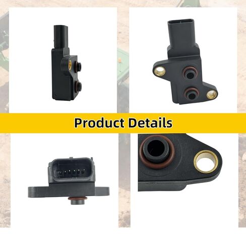 مستشعر الضغط EGR MIU803774 لجون ديري 310L 50G 331G 204L 75G 7400A - يستبدل 129978-12700 MIU802107 MIU802948 A-MIU803774 - مستشعر مناسب عالي الدقة in Kuwait