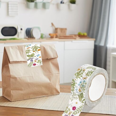 JarThenaAMCS 109 Yard Spring Packing Tape Vintage Wildflower Floral Decorative Sticky Wrapping Tape for DIY Crafts Small Business Sealing Boxes Mail Boxes in Saudi Arabia