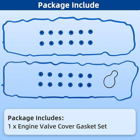 VS50577R Engine Valve Cover Gasket Set 4.7L for Dodge Ram 1500 Dakota Durango, Jeep Commander Grand Cherokee, Chrysler Aspen, Mitsubishi Raider, 2004 2005 2006 2007, Replace VS50521R,VS50388 in Saudi Arabia