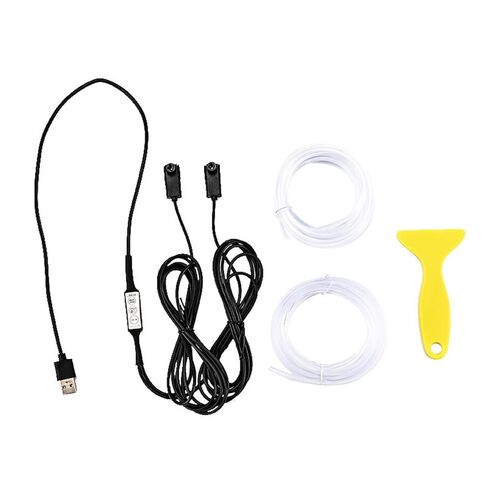 Car Interior Colorful Ambient Light, Cold Line, Central Control, USB Instrument Panel Gear Lever, Modified Universal LED(1 to 2+6M Fiber Optic Cable) in Kuwait