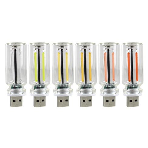 ضوء ليلي يمكن التحكم فيه باللمس عبر USB، محيط داخلي للسيارة، زجاجة LED زجاجية رومانسية ناعمة عالمية (ضوء أرجواني) in Saudi Arabia