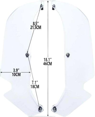 Lower Air Deflector Replacement for 08R73 MKC A01 Compatible with Goldwing GL1800 2018 2023 in Saudi Arabia