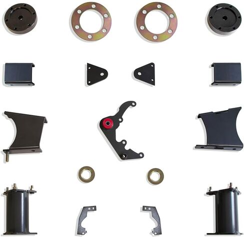 الجزء رقم 941570-5 من MAX TRAC SUSPENSION هو مجموعة صندوقية (الصندوق 3) بما في ذلك أقواس إسقاط DIFF، وأقواس SWAY BAR، وفواصل الدعامات، وفواصل المحور، وأقواس خط الفرامل، والأجهزة in Saudi Arabia