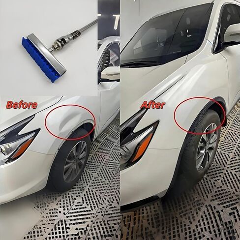 طقم إصلاح دنت احترافي بدون طلاء: مسدس غراء عالي التحمل 100 وات ومطرقة منزلق على شكل حرف T، نظام 4 في 1 مع ألسنة غراء وأكواب شفط لأضرار بَرَد السيارة وإصلاح دينج الأبواب، مجموعة أدوات هيكل السيارة بنفسك in Kuwait