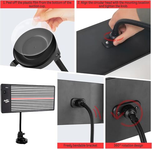 Dent Puller PDR Light Wireless LED Dent Line Board عاكس، USB قابل لإعادة الشحن ويعمل بالبطارية، أدوات PDR لإصلاح انبعاجات السيارة وإزالة الانبعاجات بدون طلاء (البطارية غير متضمنة) in Kuwait