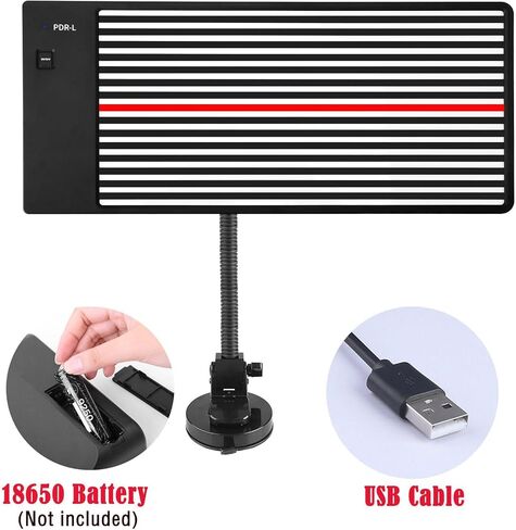 Dent Puller PDR Light Wireless LED Dent Line Board عاكس، USB قابل لإعادة الشحن ويعمل بالبطارية، أدوات PDR لإصلاح انبعاجات السيارة وإزالة الانبعاجات بدون طلاء (البطارية غير متضمنة) in Kuwait