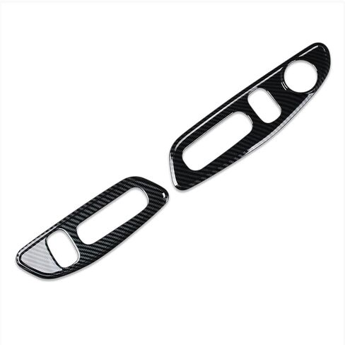 for Honda CRV CR-V 2023 2024 2025 2026 Interior Door Seat Button Adjust Switch Cover Trims Carbon Fiber Pattern in Saudi Arabia