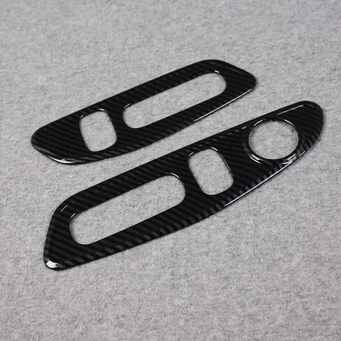 for Honda CRV CR-V 2023 2024 2025 2026 Interior Door Seat Button Adjust Switch Cover Trims Carbon Fiber Pattern in Saudi Arabia