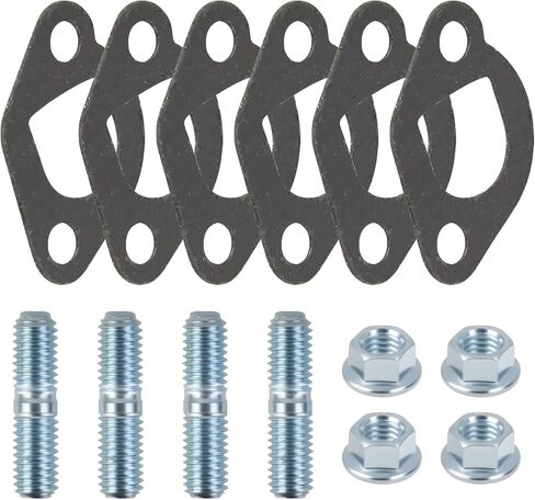 Predator 212 Exhaust Muffler Gasket Kit, 212cc Non-Hemi Carb Exhaust Pipe Mounting Hardware Studs Set Compatible with CT200U CT200U-EX BT200X MB200 ATVs Go Karts Mini Bike Engine in Saudi Arabia