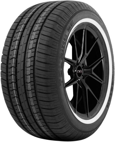 155/80R13 Milestar MS775 Touring SLE 79S SL White Wall Tire 24000083 in Saudi Arabia
