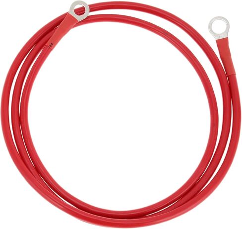 1 قطعة 8 AWG مقياس البطارية العالمية العاكس كابل لسيارة مركبة قارب RV كابل البطارية الشمسية المعلبة النحاس الأحمر 4.5FT 3/8 "العروة 5/16" العروة in Kuwait