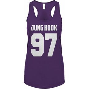 Jung Kook 97 Womens Racerback Tank Top in Kuwait
