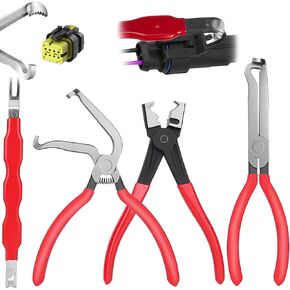 2Pcs Automotive Electrical Terminal Connector Separator Removal Tool,Electrical Connector Removal Tool Universal for Most Vehicles Gloves in Saudi Arabia