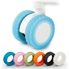 Luggage Wheel Covers suitcase Luggage Wheel Protector Covers for 2.1-2.4 inchs 8 Spinner Suitcases (8, color BLACK) in Kuwait