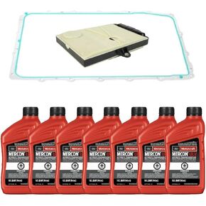 مجموعة خدمة نقل الحركة الأوتوماتيكية 10R80 مع فلتر وسوائل ULV متوافقة مع F-150 2017+ و2018-2021 إكسبيديشن/موستانج/رانجر غاز وديزل in Kuwait