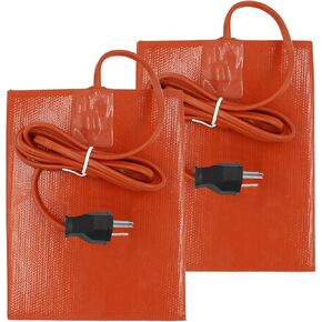 Engine Heater Pads, 6"x8" Car Engine Heater Pad Electric 300W Car Oil Pan Heater Pad Engine Block Oil Tank Heater Pad with 4.9 Ft Cord (2) in Kuwait