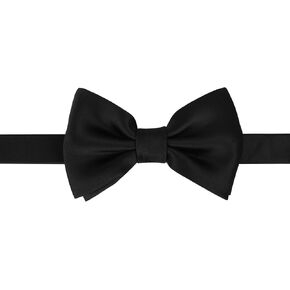 Haggar Men's Classic Solid Bow Tie – Ready Knot Pre-tied Style With Adjustable Strap in Saudi Arabia