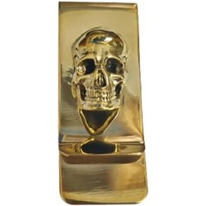 النحاس الجمجمة هانا قلادة سليم النقدية المال كليب جيب محفظة حامل بطاقة الائتمان ملحق اليدوى رجالي هدية (النحاس 1) in Kuwait